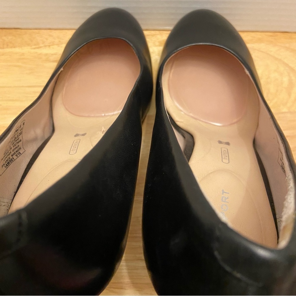Rockport Women’s Black Leather High Heels with Trutech Size 9.5. - Picture 4 of 10